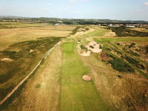 Royal Porthcawl 5th Aerial Green